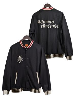 Shoe Palace x Van Gogh Museum Cicada Varsity Bomber Jacket - Size Large